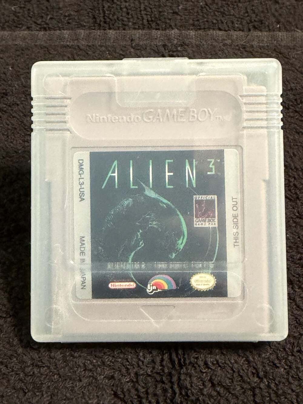 Alien 3 Nintendo Game Boy Cartridge